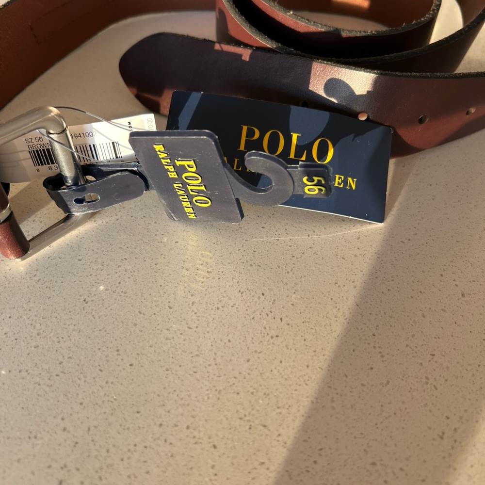 Polo Ralph Lauren Brown Leather Belt
